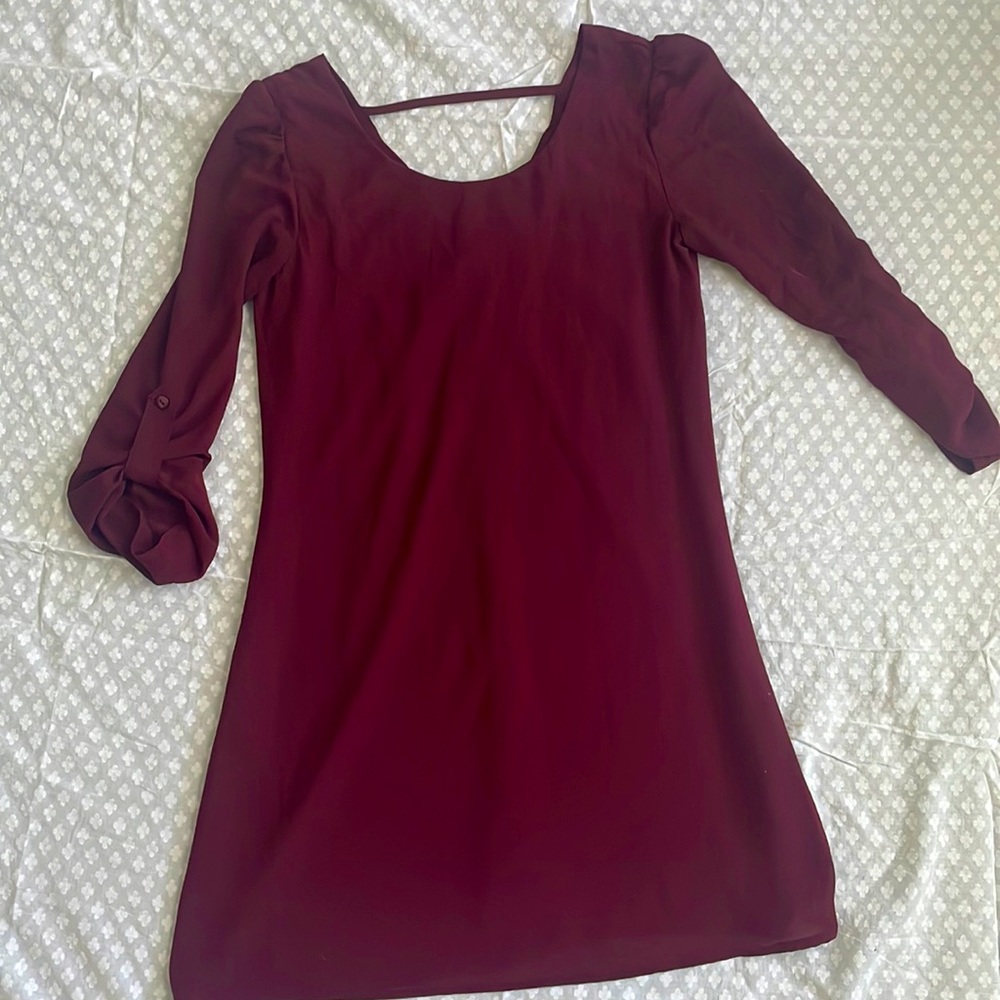 Maroon dress by Speechless, XS